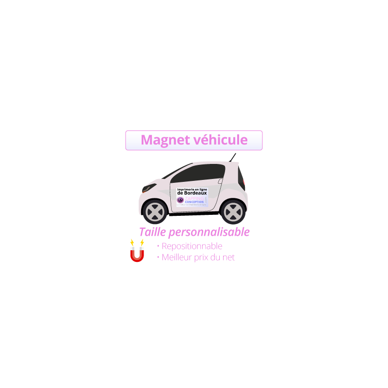 Kiwistar - Panneau magnétique - Avec texte et photo personnalisés -  Publicité pour entreprise - Personnalisé pour voiture, camion de voiture  (rouge, 60x40 cm) : : Auto et Moto